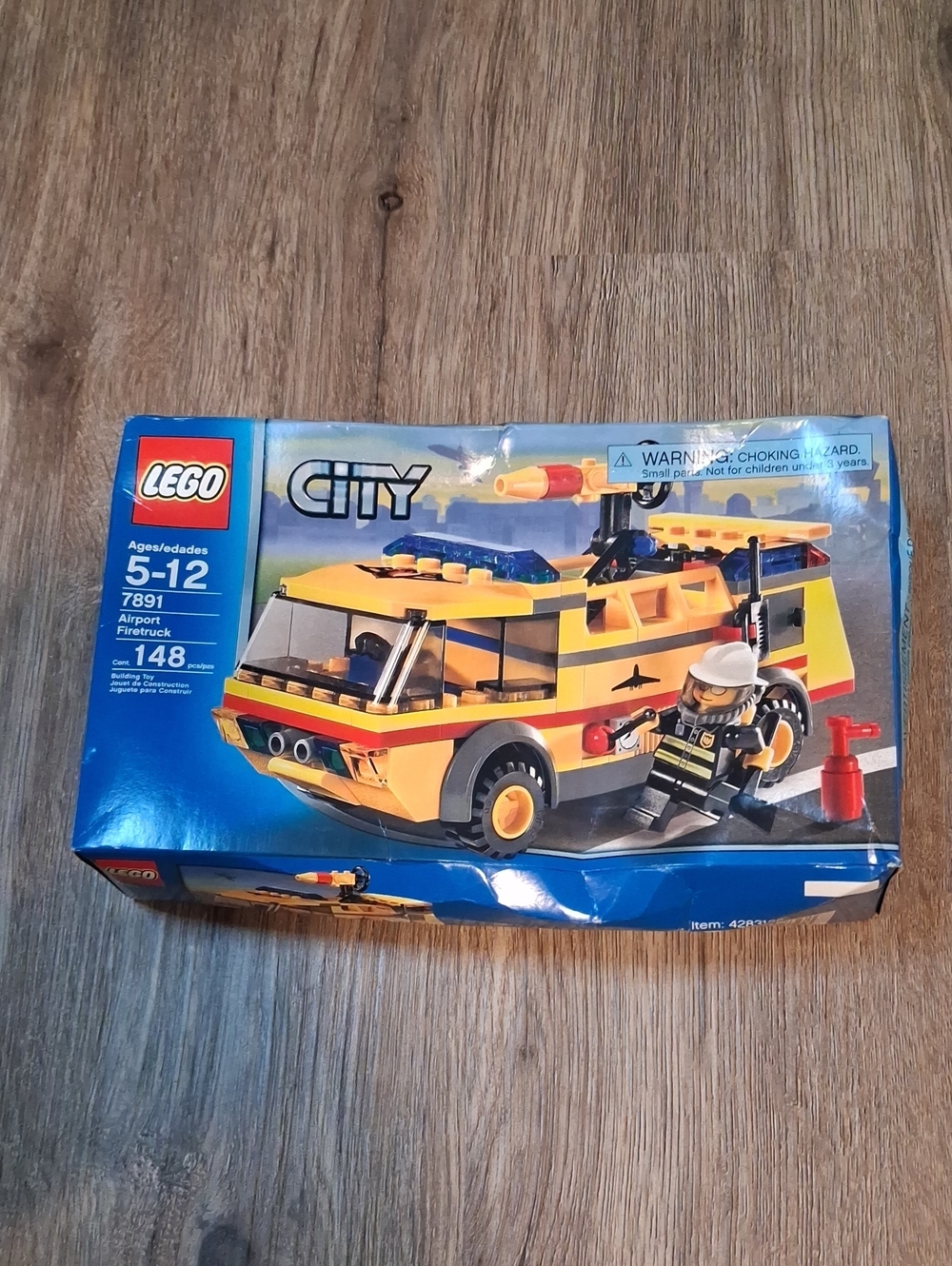 LEGO City Yellow Airport Firetruck 7891 Building Set